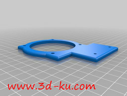 3D打印模型3D打印机的风扇固定装置的图片