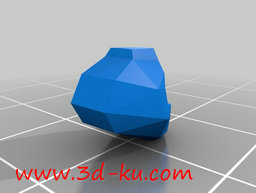 3D打印模型崩溃的立体结构的图片