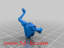 3D打印模型崩溃的立体结构的图片