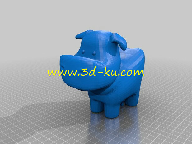 超萌的小奶牛模型的图片1