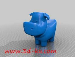 3D打印模型超萌的小奶牛的图片