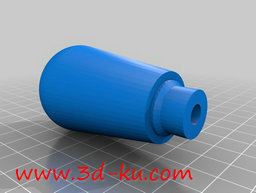 3D打印模型淋浴水龙头的手柄的图片