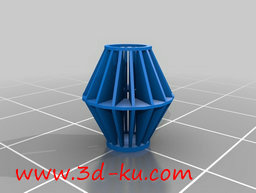 3D打印模型压克力灯笼的图片