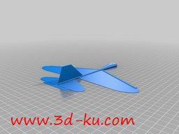 3D打印模型一体简易滑翔机的图片