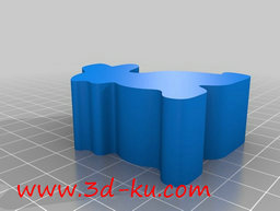 3D打印模型小兔饼干模具的图片