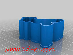 3D打印模型小兔饼干模具的图片