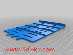 3D打印模型简易书架的图片