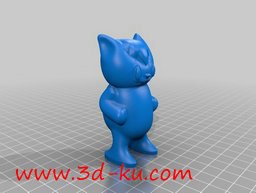 3D打印模型可爱猫的图片
