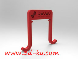 3D打印模型音符样子的挂衣钩的图片