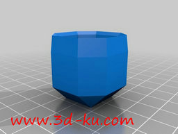 3D打印模型红色小酒杯的图片