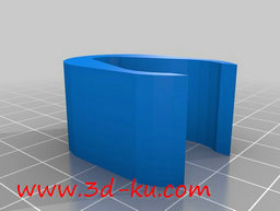 3D打印模型电缆夹子的图片