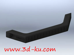 3D打印模型普通门把手的图片