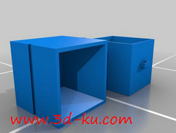 3D打印模型两个抽屉的图片