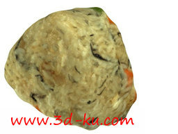 3D打印模型美味多汁的饭团的图片