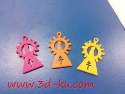 3D打印模型圣女德尔皮拉尔钥匙扣的图片