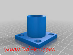 3D打印模型PVC管固定装置的图片