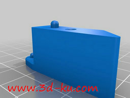 3D打印模型粘起来竖立放置胶枪的图片