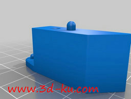 3D打印模型粘起来竖立放置胶枪的图片
