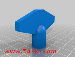 3D打印模型开启室外自来水管头的钥匙的图片