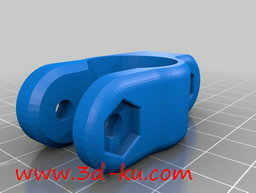 3D打印模型自行车上手电筒支架的图片