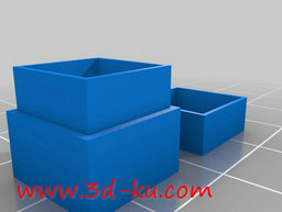 3D打印模型带盖的储物盒的图片