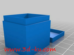 3D打印模型带盖的储物盒的图片