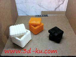 3D打印模型一款精美的装饰盒，可的图片