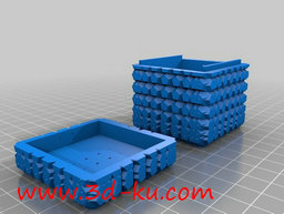 3D打印模型一款精美的装饰盒，可的图片