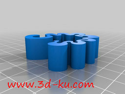 3D打印模型桌子腿连接支架的图片