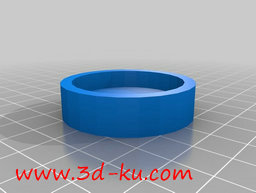 3D打印模型淋浴杆固定器的图片