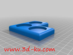 3D打印模型沙发脚垫子，防磨损的图片