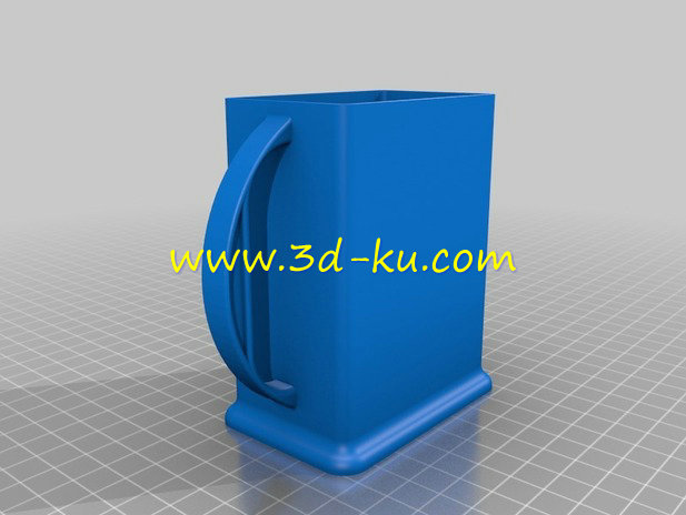 双柄果汁盒子模型的图片2