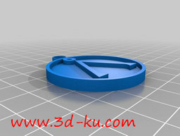 3D打印模型可以做钥匙挂件的图片