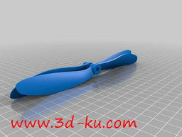 3D打印模型一款简易的风扇扇叶的图片