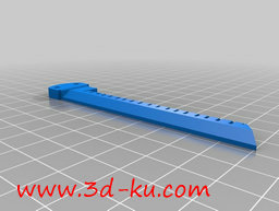 3D打印模型另外一个版本的蝴蝶梳的图片