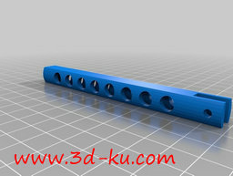 3D打印模型另外一个版本的蝴蝶梳的图片