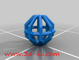 3D打印模型一款曲线围绕而成的的图片