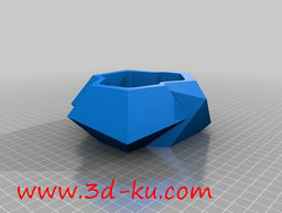 3D打印模型一款十分美观的水晶状的图片