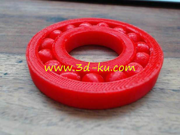 红色的圆盘模具模型的图片1