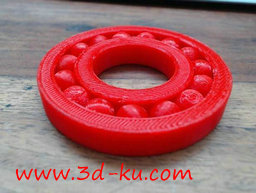 3D打印模型红色的圆盘模具的图片