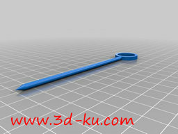 3D打印模型鸡尾酒搅拌圆木棒的图片