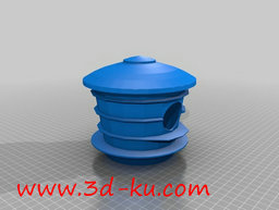 3D打印模型一款鸟窝系统，具有一的图片