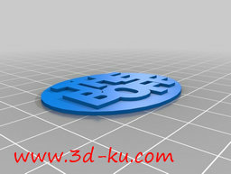 3D打印模型红黑搭配的钥匙环的图片