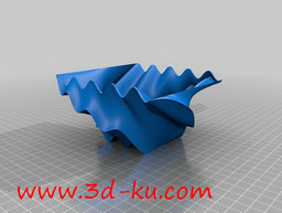 3D打印模型一款怪异造型的碗的图片