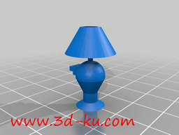3D打印模型一款小台灯样式的装饰的图片