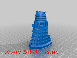 3D打印模型《神秘博士》中机器人的图片