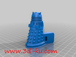 3D打印模型《神秘博士》中机器人的图片