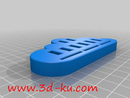 3D打印模型把数据线放进孔中，便的图片