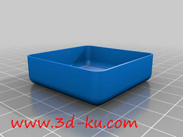 3D打印模型可定制的圆形、方形托的图片