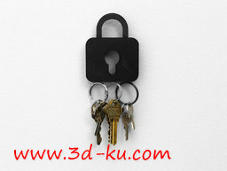 3D打印模型下面是磁铁，可以容纳的图片